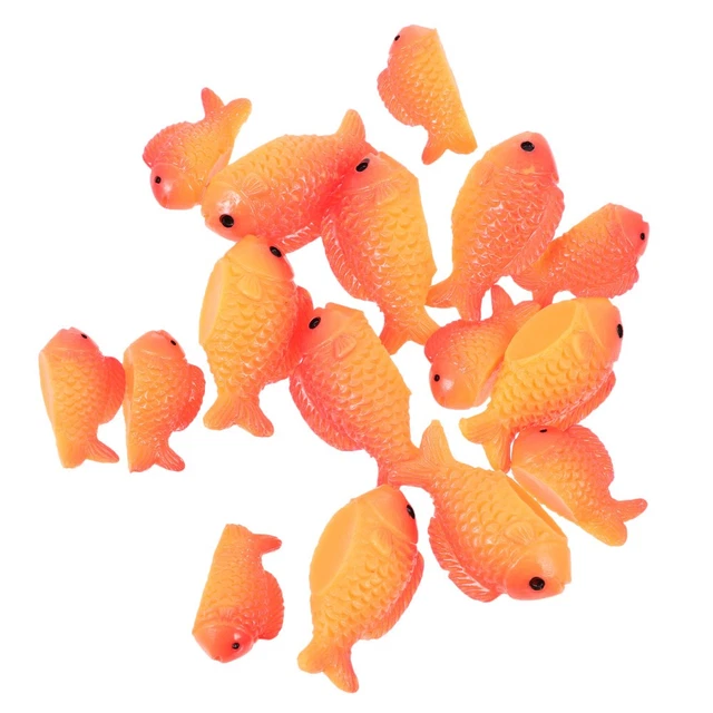 16 PCS SMALL Fish Models Plastic Decor Tank Ornament Fake Aquarium $17. ...