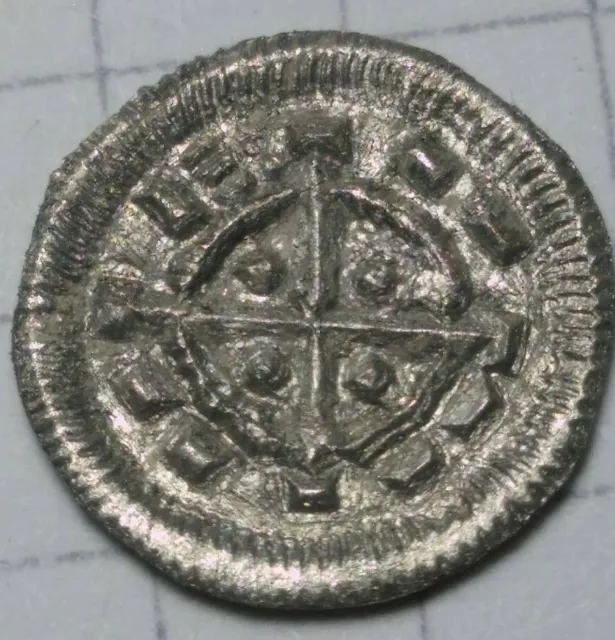 Crusaider cross, Bela II 1131-1141, Medieval, Europe, denar,