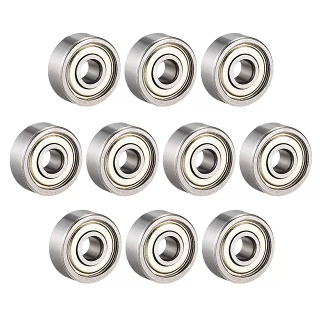 10pcs 624ZZ Deep Groove Ball Bearing Double Shield Carbon Steel