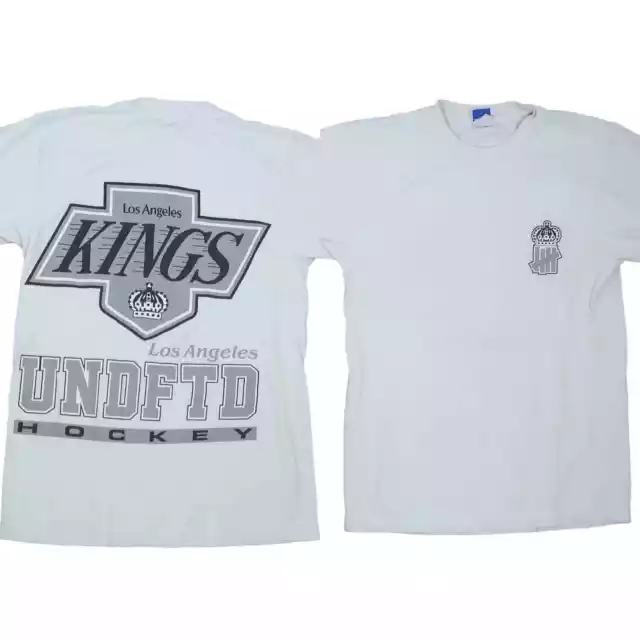 Vintage 90s Los Angeles Kings NHL light grey graphic t-shirt XS