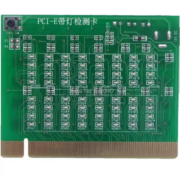 PCI-E 16X 8X PCI Express Slot Tester per Scheda Madre Rileva il Southbridge8419