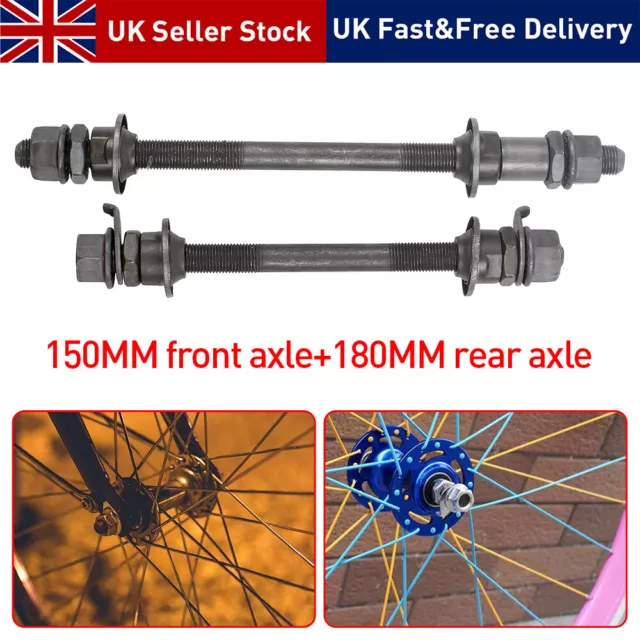 MOUNTAIN BIKE BICYCLE Wheel Hub Axle Front Rear Solid Spindle Shift Shaft Sport 4.29 PicClick UK