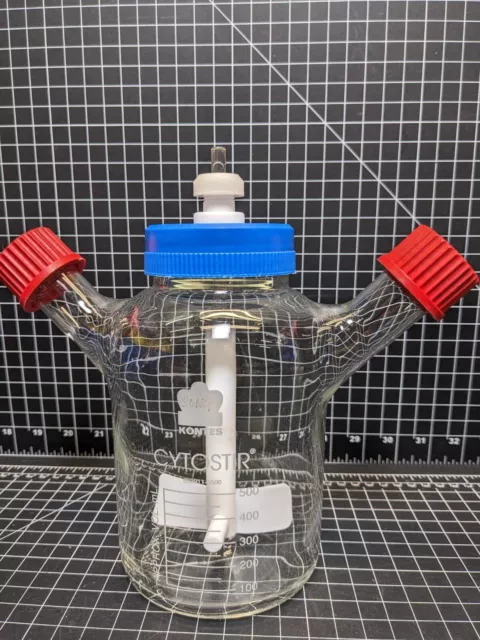 KONTES CYTOSTIR Spinner Flask Bioreactor 500mL reactor bellco celstir wheaton