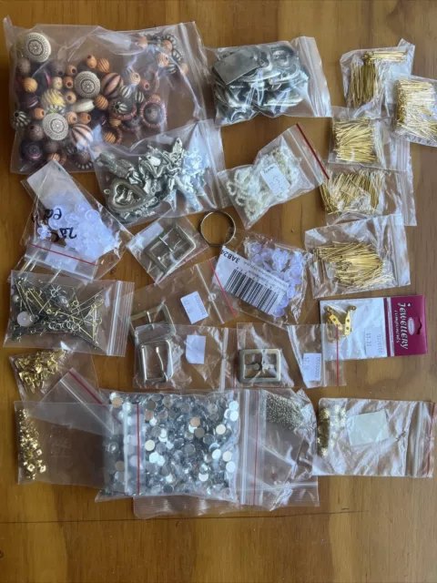 Bulk Lot Beads And Findings For Jewellery Making