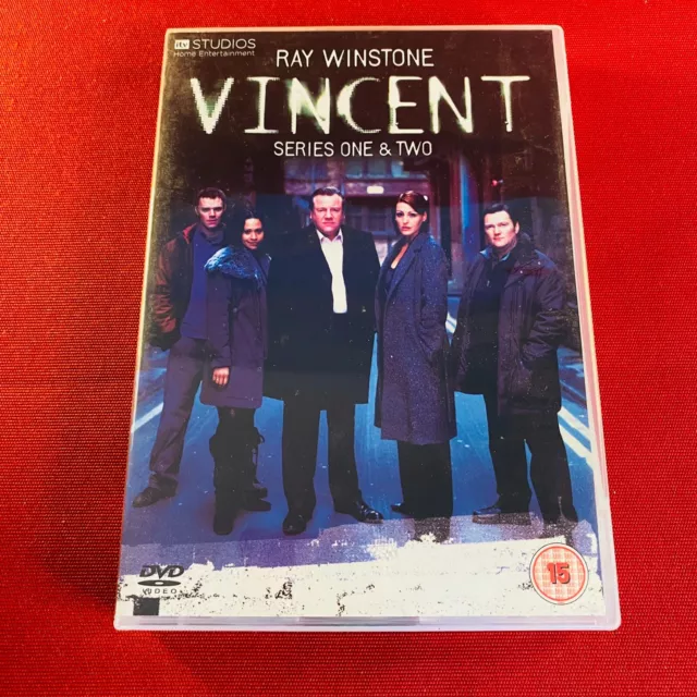 VINCENT COMPLETE SERIES 1 AND 2 DVD Season 1-2 One Two Original UK Release R2