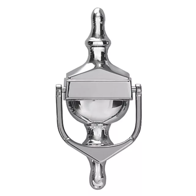 Fab n Fix Door Knocker Nu Victorian Urn - Hardex Chrome - 162mm x 76mm