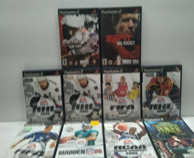 LOT OF 10 PlayStation 3 PS3 Games TIGER WOODS NHL Hockey FIFA
