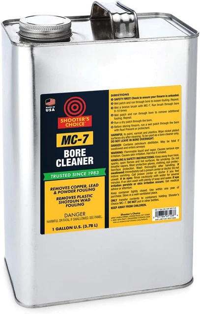Choice MC#7 Bore Cleaner & Conditioner Tin Can, 1 Gallon
