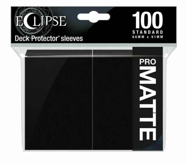 100 x Eclipse MATTE Standard Card Sleeves [ Ultra Pro ] for Magic MTG & Pokemon