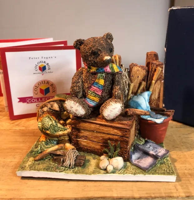 COLOUR BOX PETER FAGAN - Teddy Bears - THE QUIET LIFE Excellent Condition Boxed