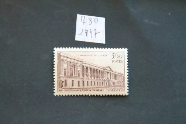 Timbre De France  -1947 - Timbre Neuf ** N° 780  Xii Congre De L'union Postale