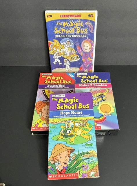 THE MAGIC SCHOOL Bus 3 VHS Tapes and 1 DVD Scholastic Original Miss ...