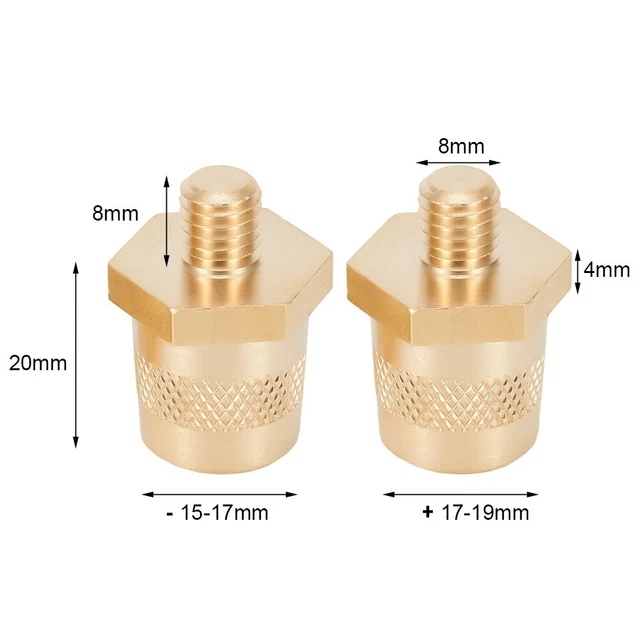 Connectors Battery Terminal Post Adapter RV Accessories Boats Brass Tone Cars