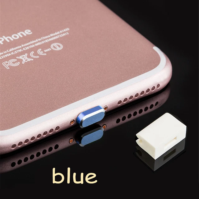 1pcs Métal Poussière Prise Téléphone Charge Port Stopple Pour IPHONE 5s Se / , 12