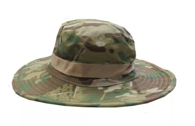 TAS Multicam Camo Boonie Bush Hat Medium M - Breathable Fabric 57/58cm 2