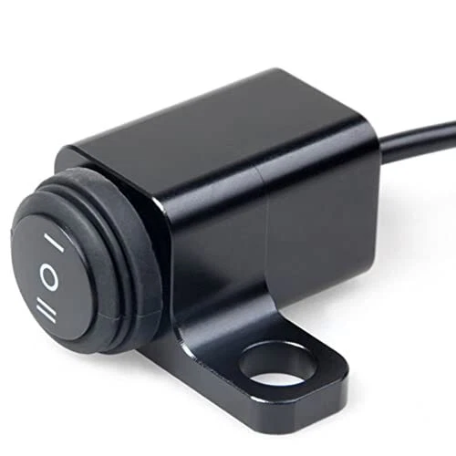 Interrupteur Bouton-Poussoir Démarrage Étanché 12V 50A – Momentané Robuste Pour Voiture, Camion, Bateau, RV