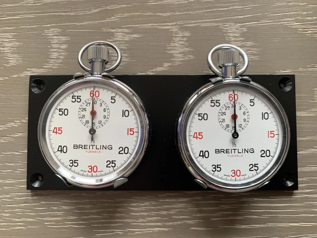 VINTAGE BREITLING STOPWATCH Panel Dashboard Rally Timer 6 £250.00 ...