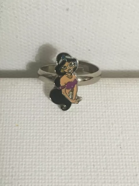 Older Disney Aladdin Princess JASMINE Costume Jewelry Adjustable Ring