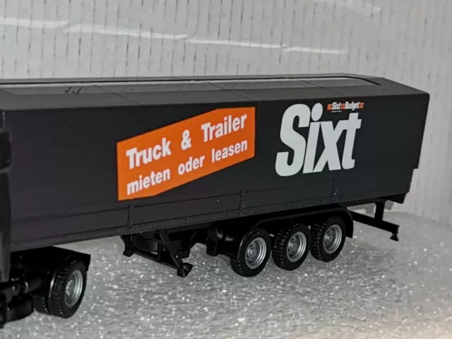 Herpa - Mercedes-Benz SK  Planensattelzug  "Sixt Truck & Trailer" 3