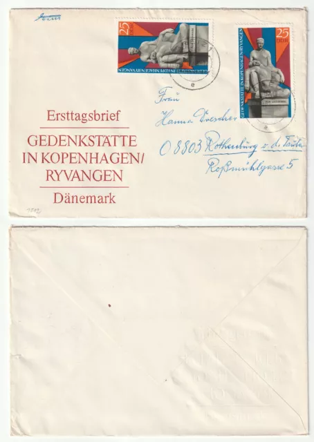 96706 - Mi.Nr. 1512 - FDC - Greiz 28.10.1969 nach Rothenburg o.d. Tauber