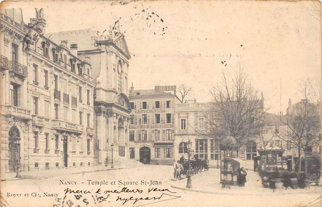 CPA 54 NANCY TEMPLE & SQUARE ST JEAN (Undivided Back)