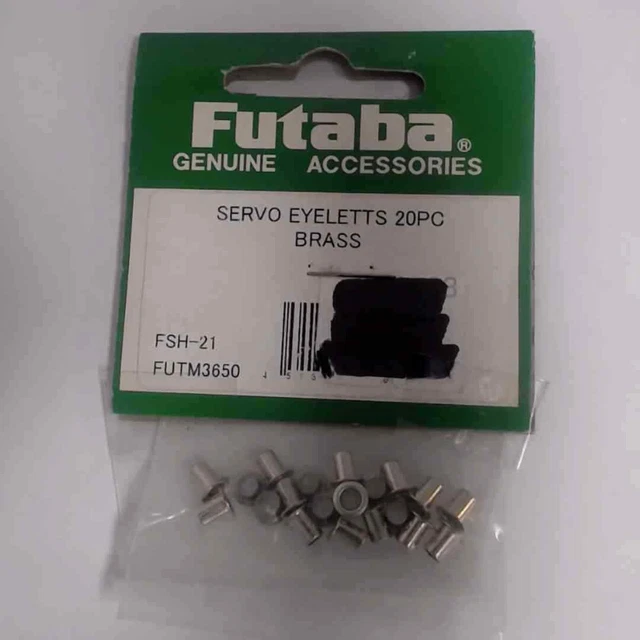 Futaba Radio Controlled Products: Servo eyelets 20pc Brass