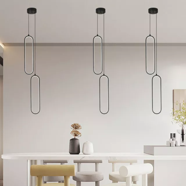 5# Modern LED Pendant Light Atmosphere Living Room Lamp Simple Style Eye Protect