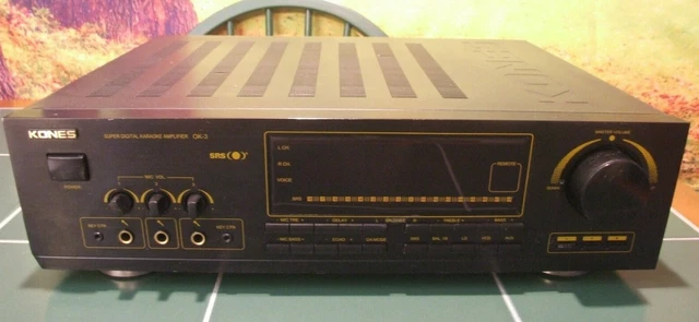 KONES Super Digital Karaoke Amplifier OK-3 w/SRS & Effects (SERVICED) USA Made