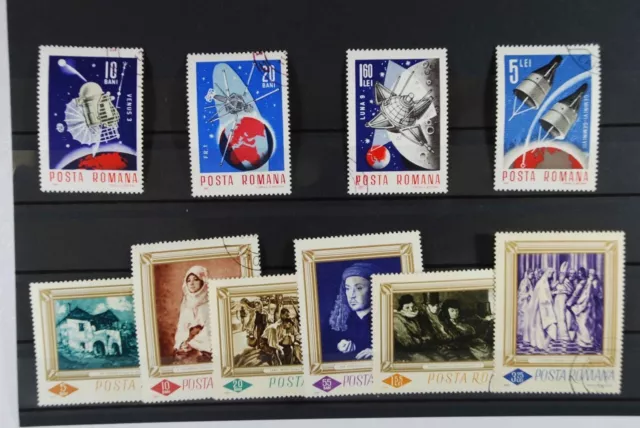 B2 Europa Rumänien 2509-2512 & 2519-2524 gest., komplett