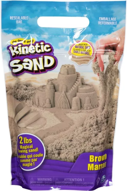 Spin Master - Kinetic Sand - Beutel naturbraun, 907 g