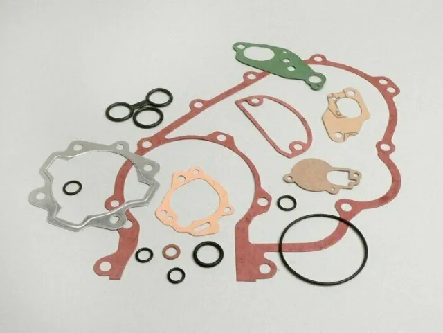 Vespa Engine Gasket Set With O Rings - Oil Injection Type PX 125 150 Disc Cosa