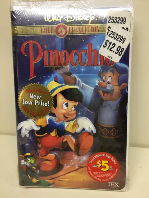 Pinocchio VHS ***FACTORY SEALED*** (Gold Collection) DISNEY