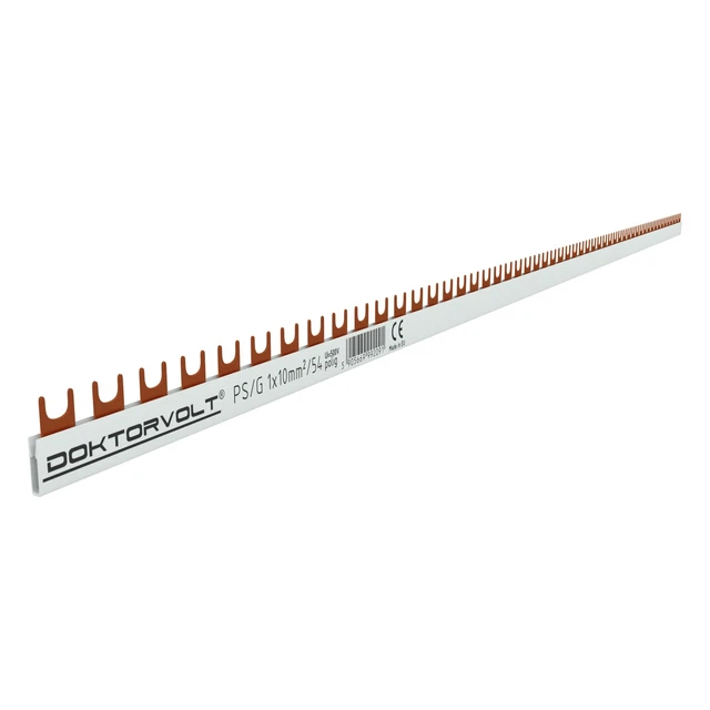 1P Piste de Phase Fourche 54-polig 10mm ² Ps / Gramme Rail Peigne Barre 63A Dv
