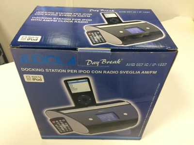 Audiola AUDIOLA AHB 057 IC/IP-1037 DOCKING STATION PER IPOD CON RADIO SVEGLIA AM/FM 