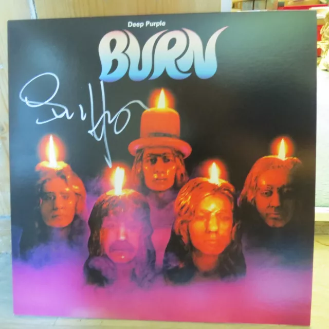Deep Purple ‎– Burn (signed by Glenn Hughes) LP Purple Vinyl