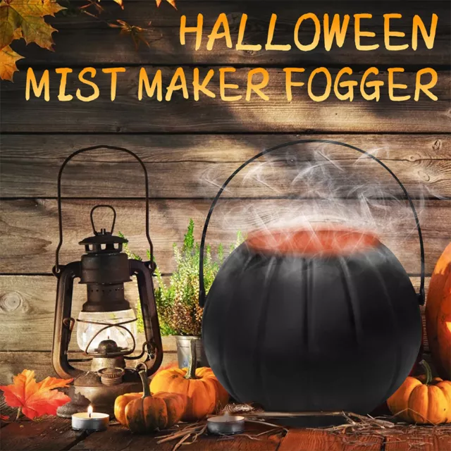 Halloween Witch Pot Cauldron Mister Mist Maker Smoke Fogger Machine Party Prop