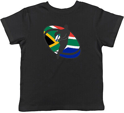 Rugby South Africa Childrens Kids T-Shirt Boys Girls