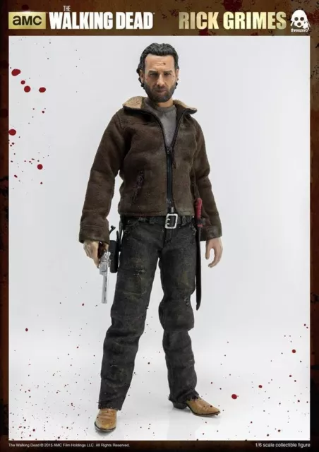 Threezero - Rick Grimes 30cm 1/6 Figure - Walking Dead - No Hot Toys - NEW/ORIGINAL PACKAGING