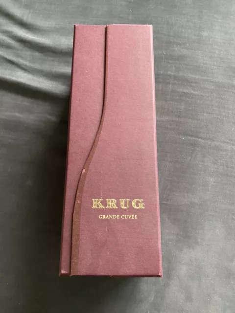 KRUG Grande Cuvee JEROBOAM 3L CHAMPAGNE BOTTLE with WOOD BOX 159th Ed EMPTY