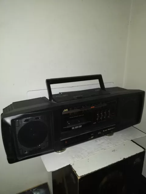 Poste Radio  Lecteur Cassette Equalizer  Jvc Pc-90 Boombox Fonctionne