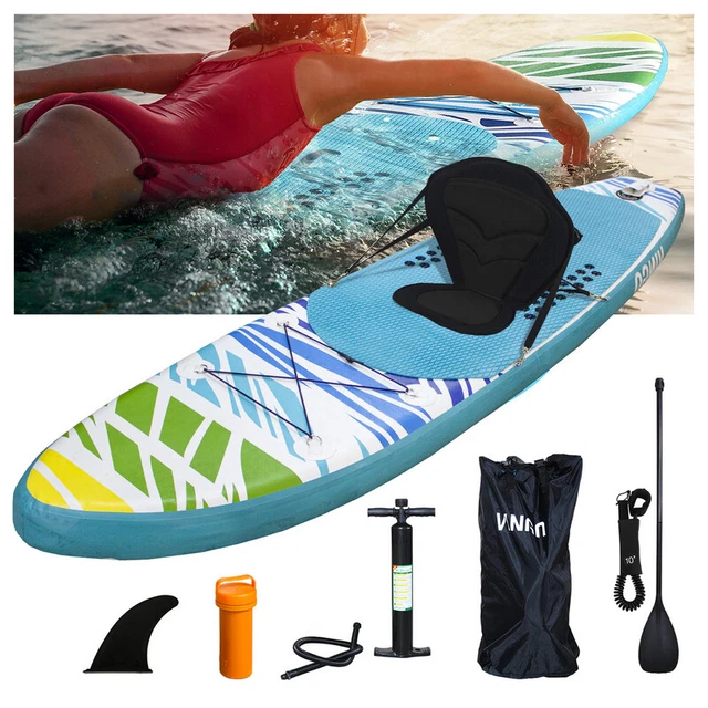 SURFBOARD MIT SITZ KajakSitz Aufblasbar Inkl Pumpe Stand Up Paddle SUP