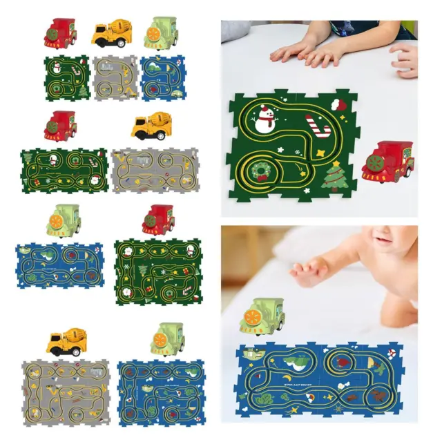 Puzzles Track Play Set Learning Toys Brain Development Montessori Toy Train