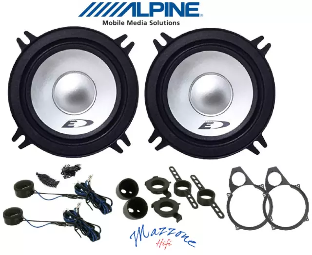 Set 4 Haut Parleur ALPINE SXE-1350S Pour BMW 3 E36 à Partir De 1990>00 Auto Ha