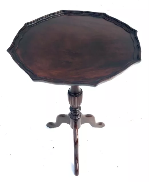 LARGE Antique Style Mahogany Wine / Occasional Table / Lamp Stand (b4)