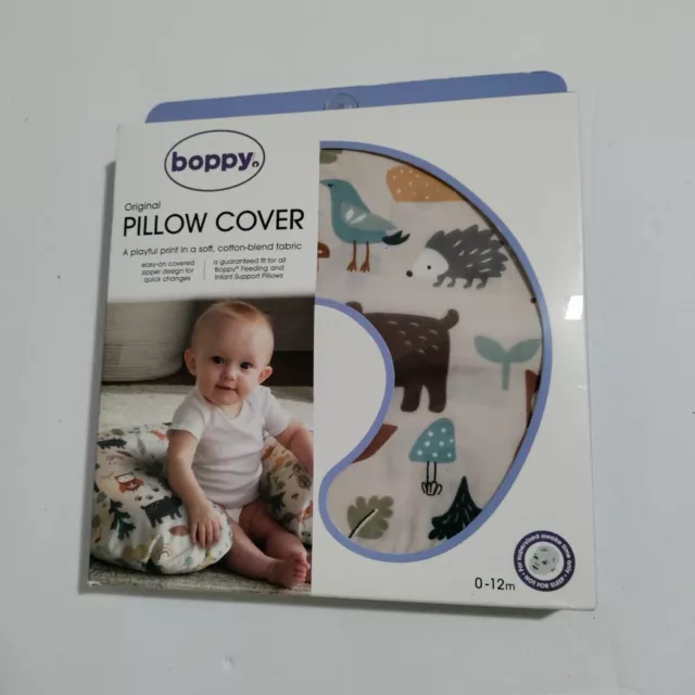 Boppy Original Pillow Cover Spice Woodland Cotton-Blend Fabric 0-12 Months
