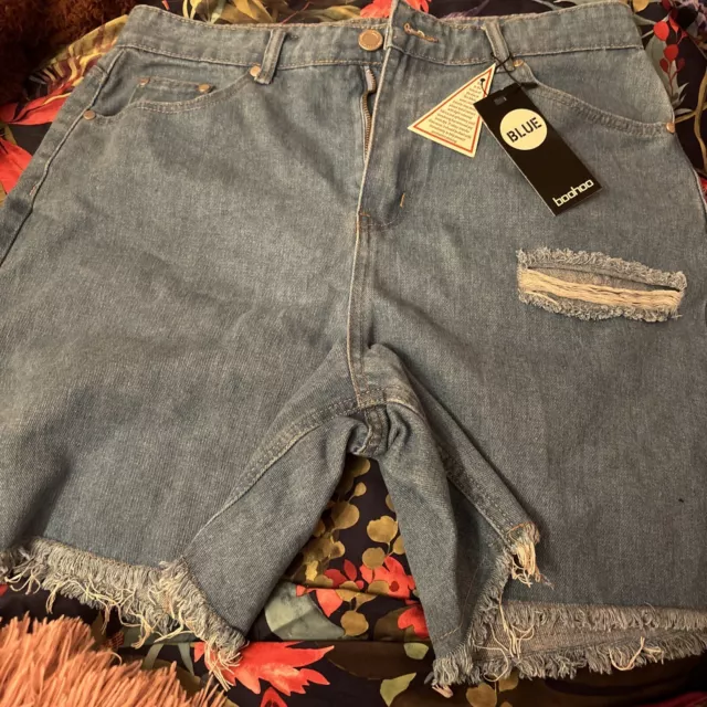 Denim shorts online size 14