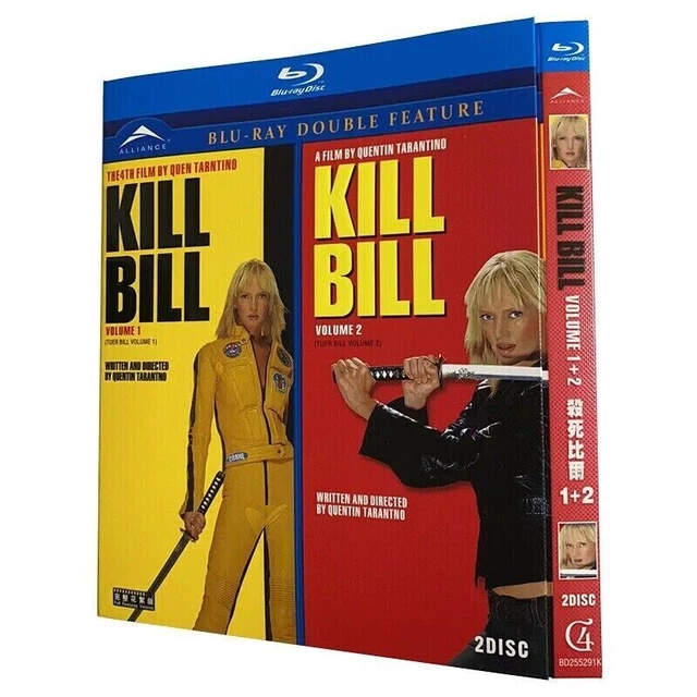 Kill Bill: Vol. 1 (2003)+ Vol. 2 (2004) Blu-ray New Box Set All Region