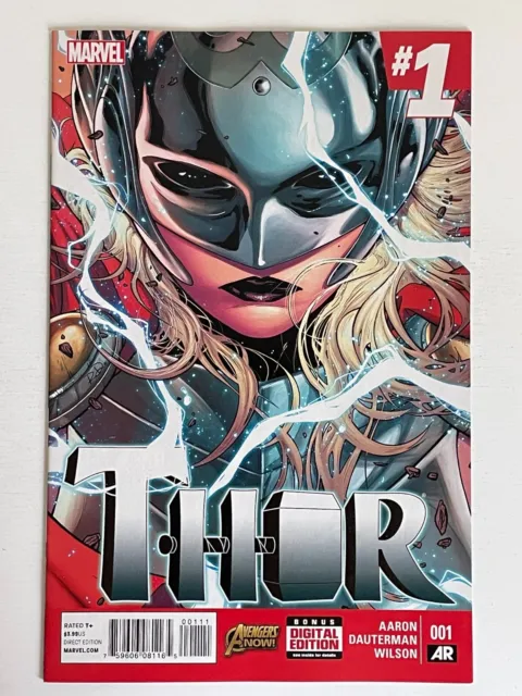 Marvel THOR (VOLUME 4) # 1 JANE FOSTER GODDESS OF THUNDER 1ST PRINT VF/NM 2014