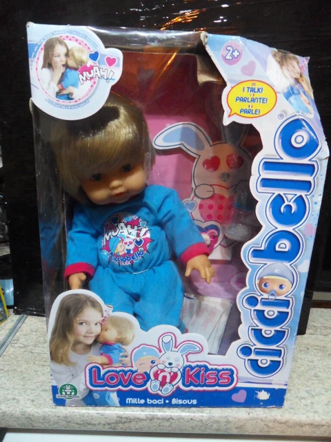 POUP E POUPON DOLL 50 cm Cicciobello Love Kiss parle 3 langues n 1