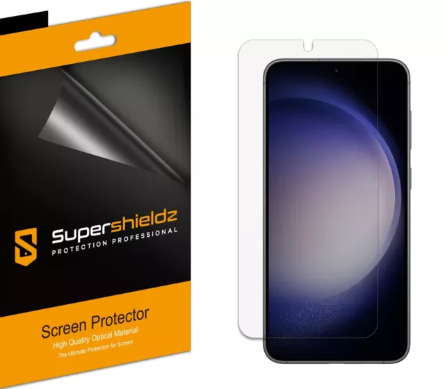 3X Supershieldz Clear Screen Protector Saver for Samsung Galaxy S23 Plus 5G